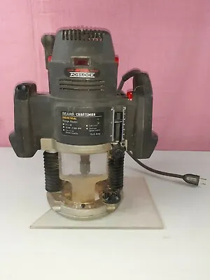 SEARS CRAFTSMAN 3-1/2 HP Industrial Plunge Router 10000 - 22000 RPM 315.275110 • $149