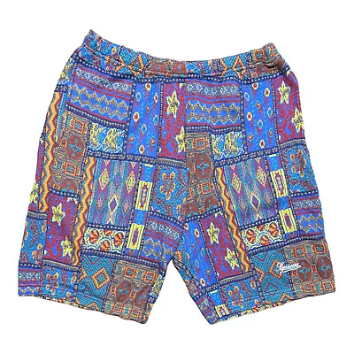 Supreme Patchwork Knit Shorts Multicolor Aztec Men’s Medium Drawstring EUC • $99.97