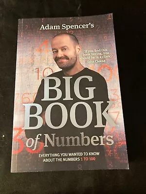 Book: Adam Spencer's Big Book Of Numbers As New Not Used 978192134326 • $12.99