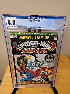 Marvel Team-Up #1 CGC 4.0 1972 1st Issue Of Spider-Man Team-Up Series • $49