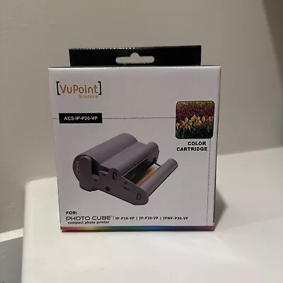 VuPoint Color Cartridge ACS-IP-P10-VP For Photo Cube Compact Printer SEALED • $15