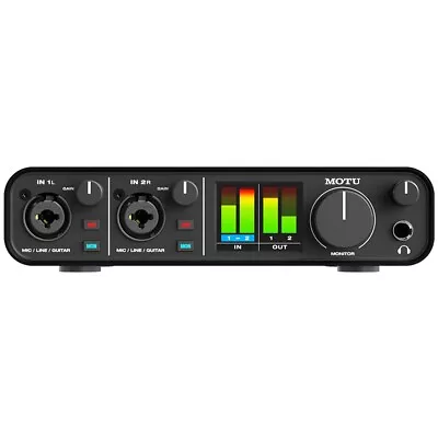MOTU M2 Audio Studio Recording Interface 192kHz USB-C 2 Input - 2 Output • $179.95