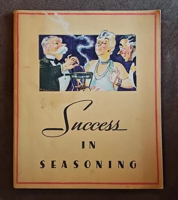 1934 Lea & Perrins Success In Seasoning Vintage Cookbook Ads 47 Pages Index • $3.99