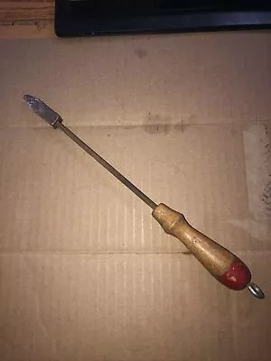Vintage ~ Copper Head Tipped Soldering Iron W/Wood Handle ~ Antique • $7.99