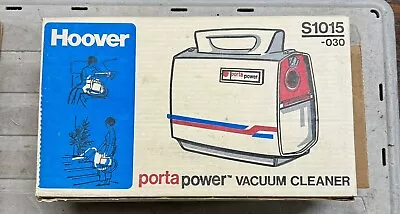 Vintage Hoover Portapower S1015-030 Portable Vacuum Cleaner Tested Original Box • $70