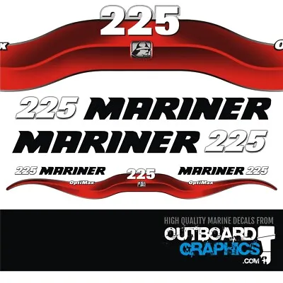Mariner 225hp Optimax Outboard Decals/sticker Kit • $63.50