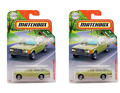 2019 Matchbox Mercedes-Benz W123 Wagon #3 Light Green - Set Of 2 • $6.84