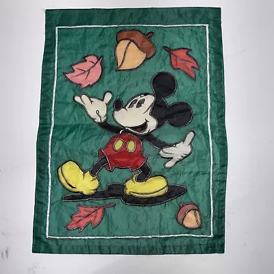 Mickey Mouse Fall Garden Double Sided Flag • $9.99