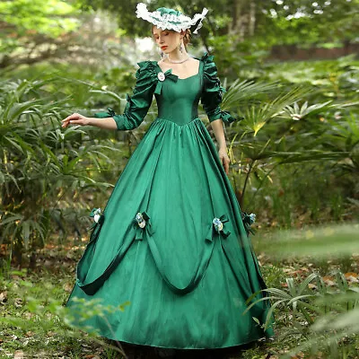 Renaissance Gown Queen Princess Prom Dresses Marie Antoinette Costume • $79