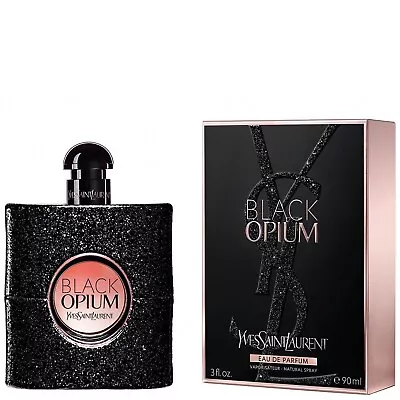 Yves Saint Laurent Black Opium Eau De Parfum For Her 90ml Spray New & Sealed • £63.99