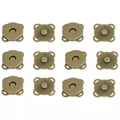40Sets 14Mm Magnetic Button Clasps Snaps Sew In Button Fastener For Diy Craft • $25.99