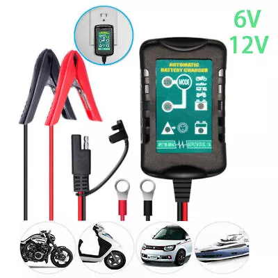  Automatic Battery Charger Maintainer Motorcycle Trickle Float For Tender 6V 12V • $18.89