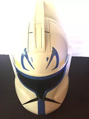 Star Wars Vintage Stormtrooper Helmet White With Blue • $45