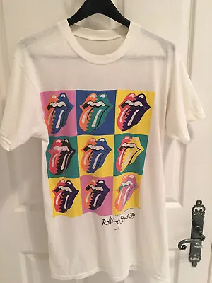 Authentic Rare Vintage Rolling Stones 1989 Tour Collectable T-shirt • $235