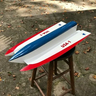 Remote Control Tunnel Hull Wooden Model Speed Boat Kit (29  Long) K&B 3.5cc • $100