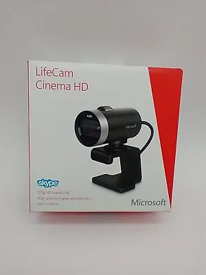 ** New Microsoft LifeCam Cinema 720p HD Webcam W/Mic  H5D-00013 • $49.95