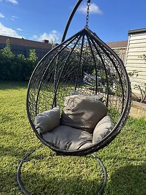 Free Standing Hanging Egg Chair In Great Preloved Condition Pickup Carnegie 3163 • $150