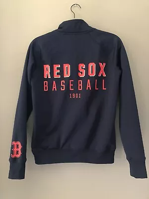 PINK Victoria’s Secret Sz S BOSTON RED SOX Full Zip Sweatshirt Baseball Navy • $24.99