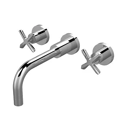 Nuie Aztec 3-Hole Wall Mounted Basin Mixer Tap - Chrome • £84.95