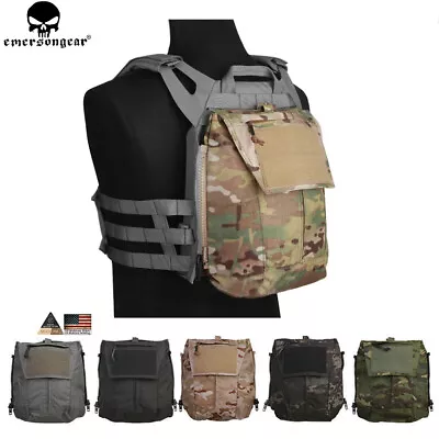 Emerson Pack YKK Zip Panel Plate Carrier Back Bag Pack For CPC AVS JPC 2.0 Vest • $78.05