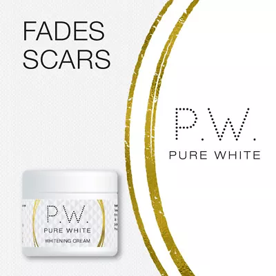 Pure White Face Whitening Cream Stops Melasma Pigmentation Fades Scars • £39.99