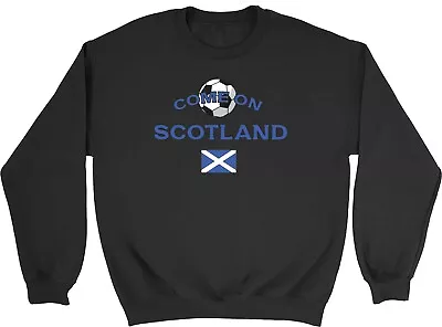 Mens Womens Jumper Scotland Football Come On Sports Sweatshirt Gift • £15.99