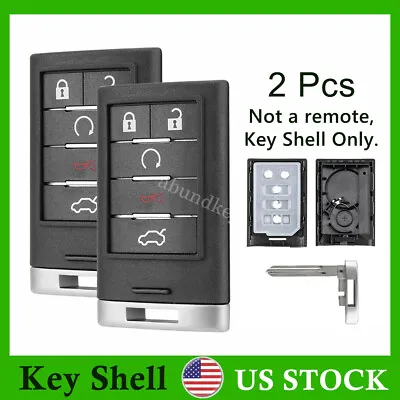 2 Smart Remote Fob Key Case Shell For Cadillac CTS 2008 2009 2010 2011 2012 2013 • $12.89