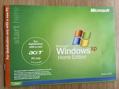 £2 • Buy Microsoft Windows XP Home Edition Setup Guide Free P&P