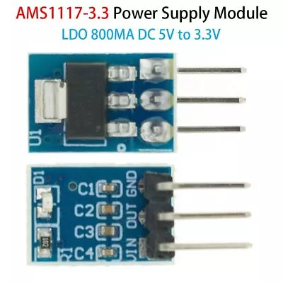 To 3.3V Buck Module AMS1117-3.3 Step-Down Board LDO 800MA Power Supply Module • $15.77