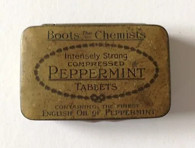 £7 • Buy Vintage Boots The Chemist Peppermint Tablets Tin