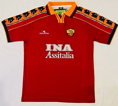Francisco Totti Signed As Roma 1998-1999 Jersey+coa+proof • $700