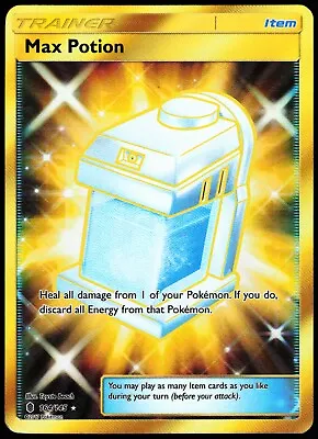 Max Potion - 164/145 - Pokemon Guardians Rising Sun & Moon Secret Rare Card NM • $10