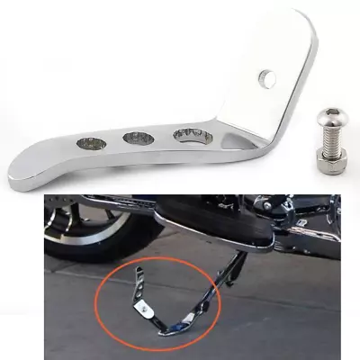 🔥 Chrome Stand Kickstand Extension For 1991-2021 Harley Touring Electra Glide • $12.39