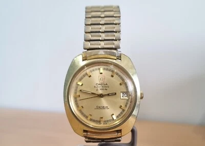 $58.29 • Buy Vintage GP Omega F300 Chronometer Tuning Fork Swiss 12j Watch - Hums For Repair.