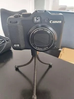 Canon PowerShot G15 12.1MP Digital Camera With Underwater Set • $177.50
