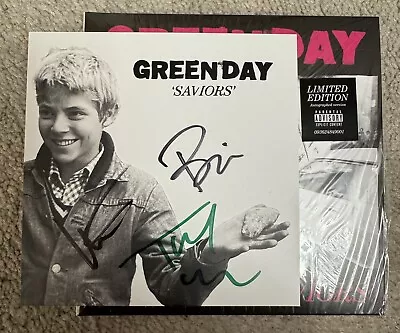 Green Day Saviors Signed/Autographed CD Insert Card - Directly From Band Website • $84.95