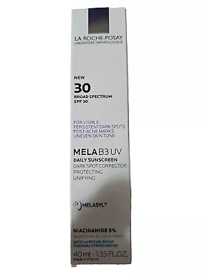 La Roche-Posay Mela B3 UV Daily Sunscreen SPF 30 1.35 Fl Oz  Exp 9/2025 • $25