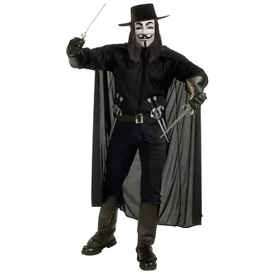 $40.93 • Buy V For Vendetta Costume Adult Halloween Fancy Dress