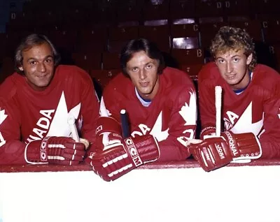 Wayne Gretzky Guy Lafleur Mike Bossy Team Canada 8x10 Photo • $5.52