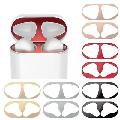 $1.87 • Buy Metal Dust Guard Protective Sticker Film Cover For Airpods New Accessories J4W2