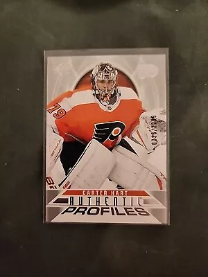 2020-21 SP Authentic Profiles #AP19 Carter Hart 736/2299---FS • $1