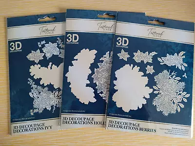 £21.99 • Buy Tattered Lace Decorations, Ivy, Holly & Berries Decoupage Die Sets Free Download
