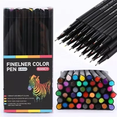 24Colour Acrylic Paint Marker Pens Extra Fine Tip Rock Permanent Posca Metal Pen • £5.99