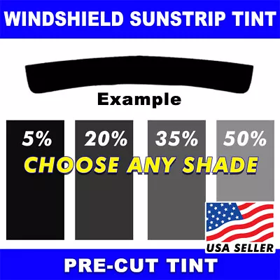 Precut Sunstrip Window Tint Fits Chevy Monte Carlo 95-99 (Pick Any Shade) • $15.98