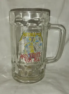 Metallica...And Justice For All Mug Glass Retro • $69.99