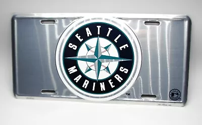 Mlb Seattle Mariners 3d Embossed Metal Car License Plate Auto Tag • $14.99