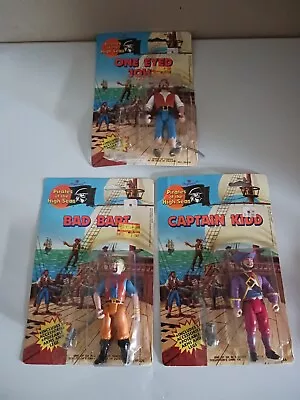 Vintage 1990 Imperial Pirates Of The High Seas Lot Of 3 • $28