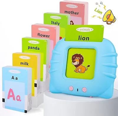 Talking Baby Flash Cards 384 Words Kids Educational Toys Toddlers Learning Cards • £8.90