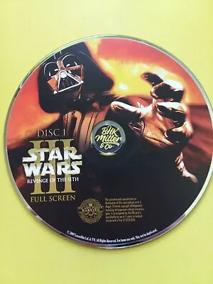 Star Wars: Episode III - Revenge Of The Sith  DVD - DISC SHOWN ONLY • $4.99