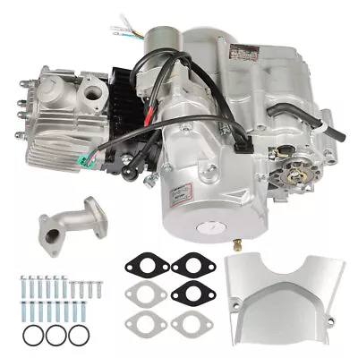 For ATV 125cc 4 Stroke Engine Motor 3-Speed Semi Auto W/ Reverse Electric Start • $192.26